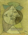 Tete Frau Marie Therese Walter 1937 kubist Pablo Picasso